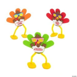 Hot Sale β€οΈ Religious Stand-Up Turkey Character Craft Kit β Makes 12 π₯°