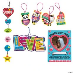 Cheapest ⌛ Religious Valentine’s Day Bulk Craft Assortment - Makes 96 👏