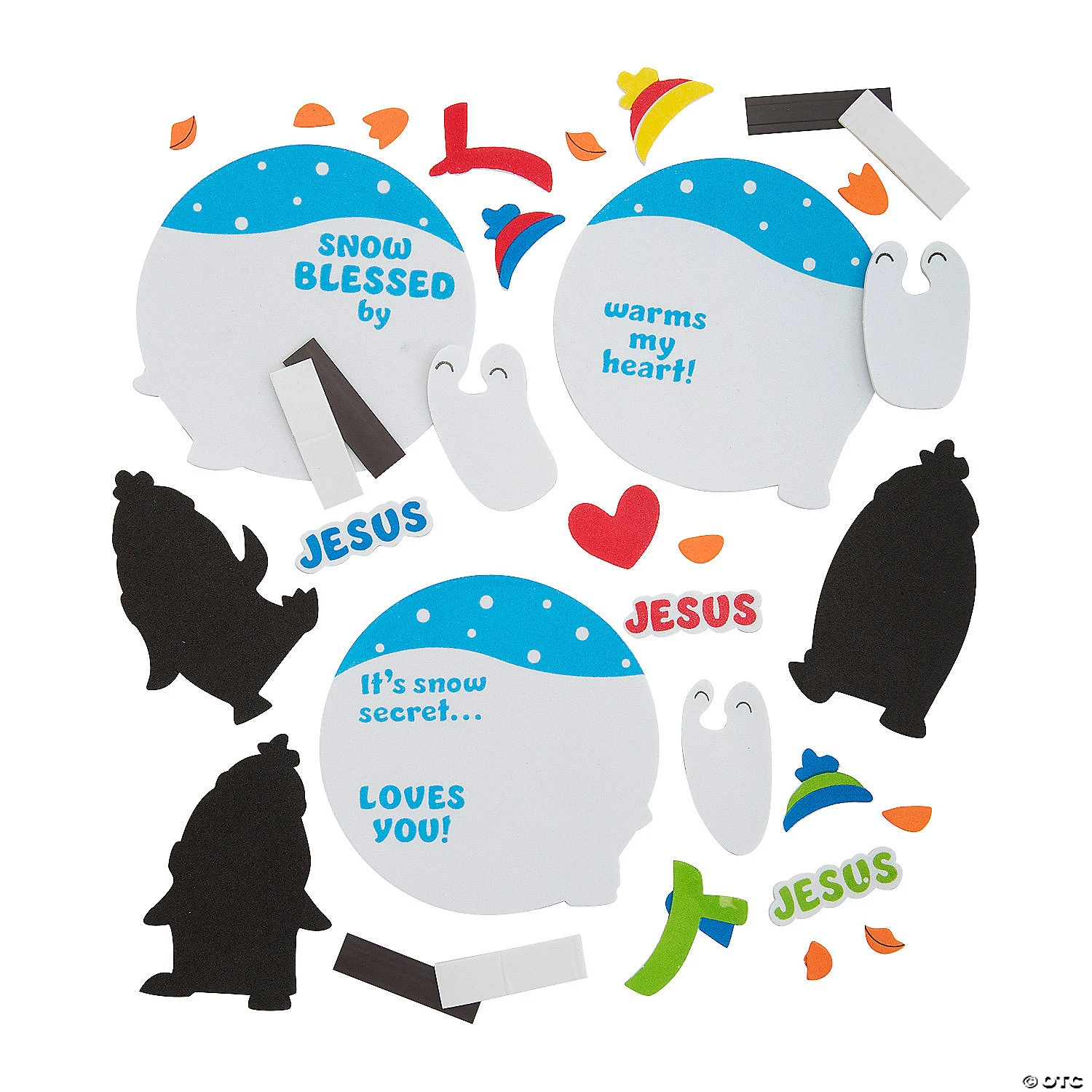 Cheapest π Religious Winter Penguin Magnet Craft Kit - Makes 12 π 2 Cheapest π Religious Winter Penguin Magnet Craft Kit - Makes 12 π - Image 2