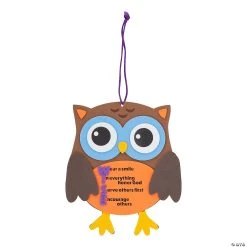 Flash Sale 💯 Religious Wise Owl Sign Craft Kit – Makes 12 ❤️