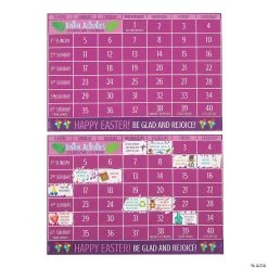 Flash Sale 🥰 Scratch ‘N Reveal Lent Calendars - 12 Pc. ✔️
