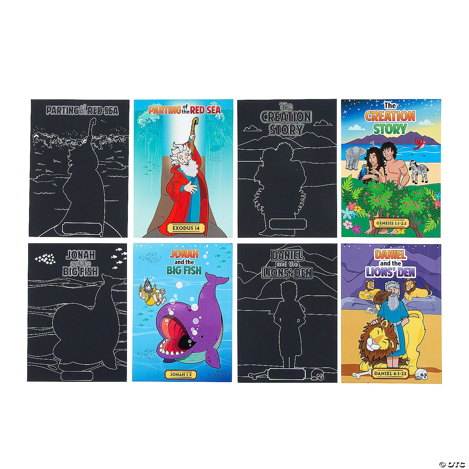 Brand new ⌛ Scratch ’N Reveal Old Testament Bible Stories - 12 Pc. ⌛ 1 Brand new ⌛ Scratch ’N Reveal Old Testament Bible Stories - 12 Pc. ⌛