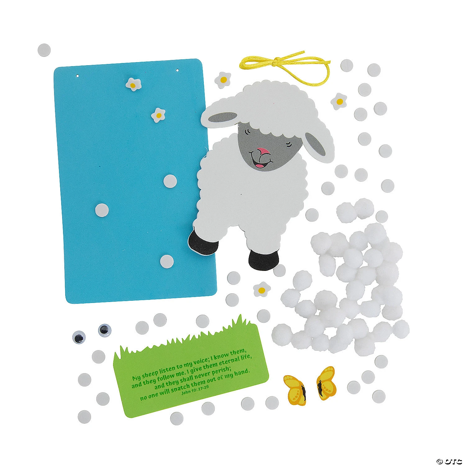 Budget β€οΈ Sheep of Faith Sign with Verse Craft Kit - Makes 12 π 2 Budget β€οΈ Sheep of Faith Sign with Verse Craft Kit - Makes 12 π - Image 2