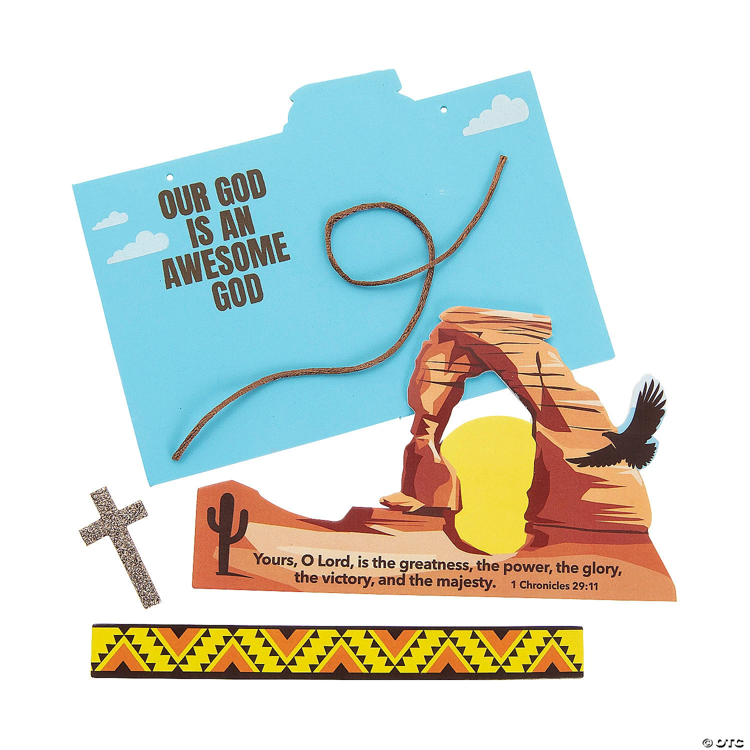 Budget ✨ Southwest VBS Overall Verse Sign Craft Kit - Makes 12 ❤️ 2 Budget ✨ Southwest VBS Overall Verse Sign Craft Kit - Makes 12 ❤️ - Image 2