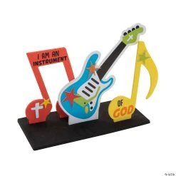 Discount ⭐ Studio VBS 3D Guitar Sign Craft Kit - Makes 12 ⭐
