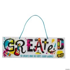 Cheapest ✨ Studio VBS Created to Create Sign Craft Kit - Makes 12 🔥