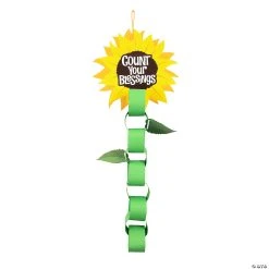 Promo ✨ Sunflower Blessings Paper Chain Craft Kit - Makes 12 ⭐