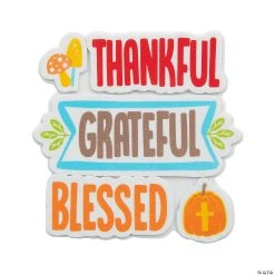Cheap βοΈ Thankful Grateful Blessed Magnet Craft Kit - Makes 12 βοΈ