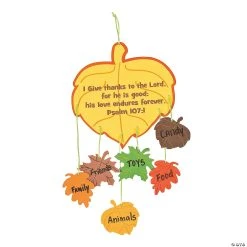 Wholesale β¨ Thankful Leaves Mobile Craft Kit - Makes 12 β¨