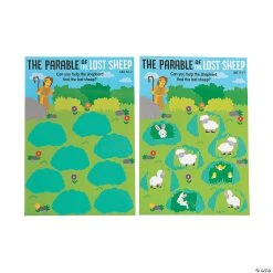 Flash Sale ⌛ The Parable of the Lost Sheep Scratch ’N Reveal Activities - 12 Pc. ❤️