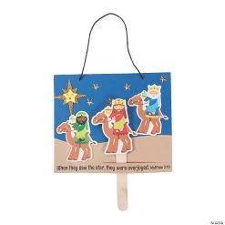 Cheapest 🛒 The Wise Men Followed the Star Sign Pop-Up Craft Kit- Makes 12 🔔