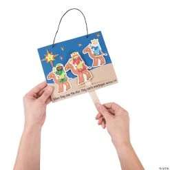 Cheapest 🛒 The Wise Men Followed the Star Sign Pop-Up Craft Kit- Makes 12 🔔 -Religious Crafts Sales the wise men followed the star sign pop up craft kit makes 1213812763 a03