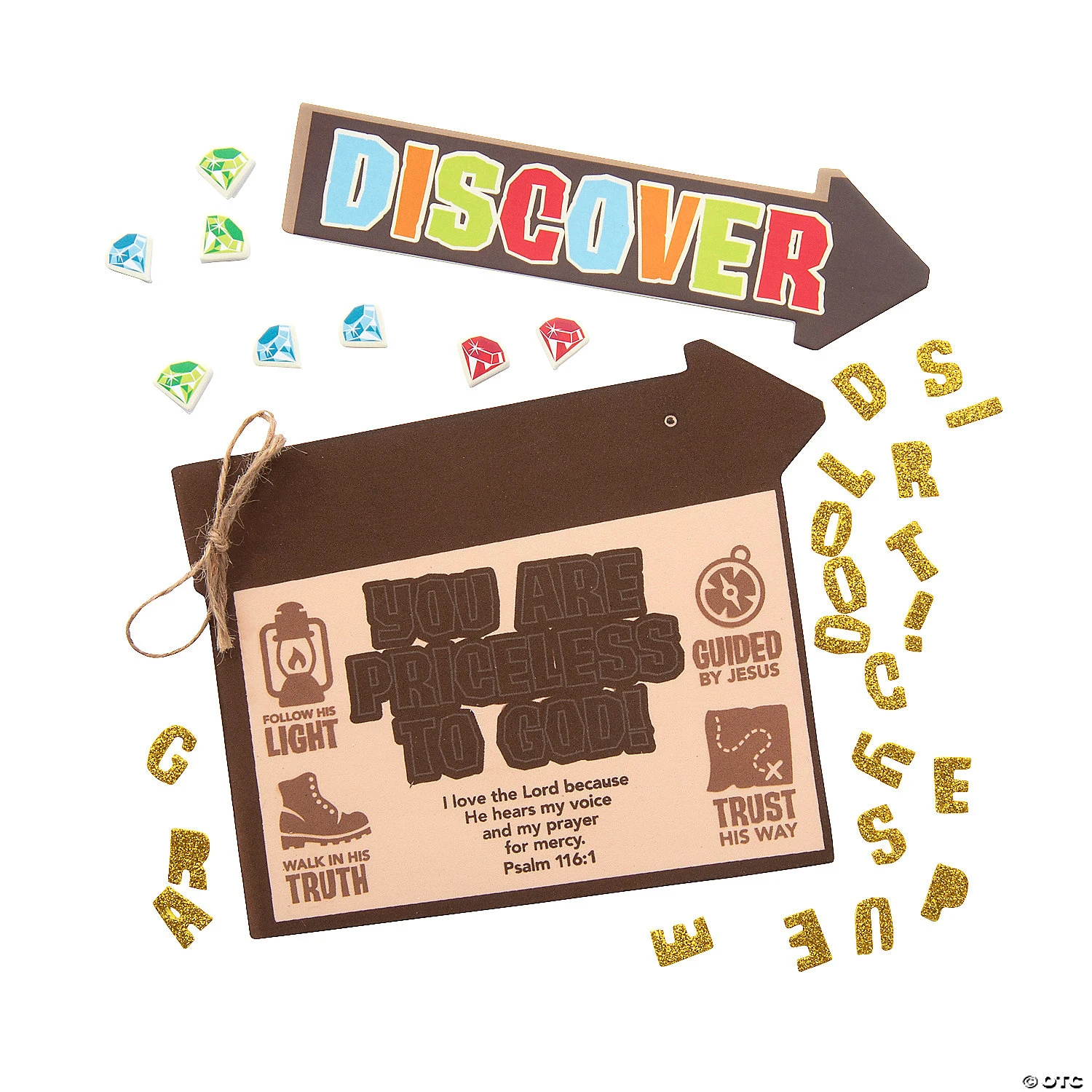 Promo β€οΈ Treasure Hunt VBS Verse Sign Craft Kit - Makes 12 π 2 Promo β€οΈ Treasure Hunt VBS Verse Sign Craft Kit - Makes 12 π - Image 2