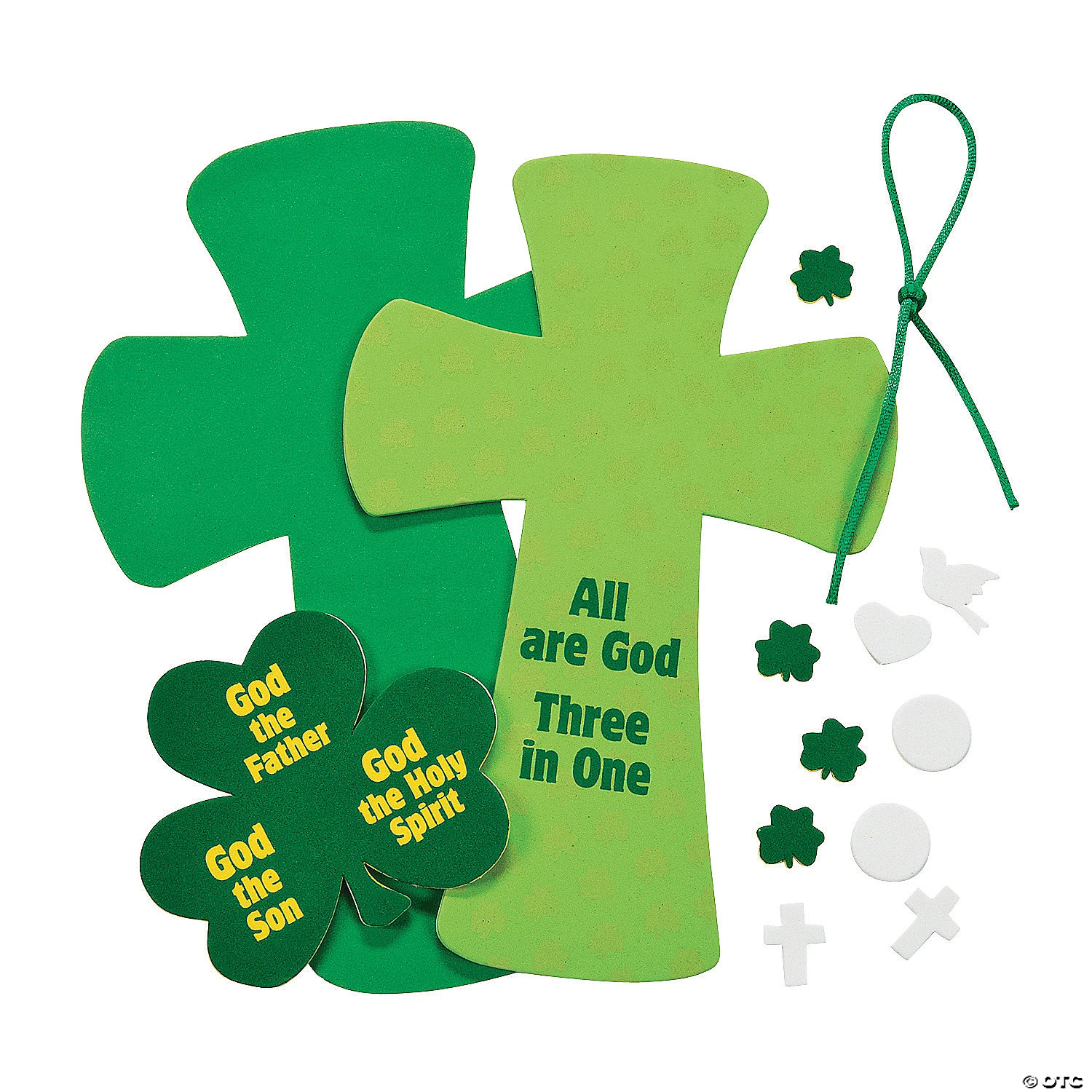 Best Pirce ⌛ Trinity Shamrock Cross Sign Craft Kit- Makes 12 ⌛ 2 Best Pirce ⌛ Trinity Shamrock Cross Sign Craft Kit- Makes 12 ⌛ - Image 2