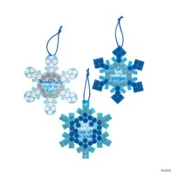 Cheapest β Winter Snowflake Faith Craft Kit - Makes 12 βοΈ