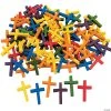 Promo 🛒 Wonderful Wood Cross Beads - 100 Pc. ✔️