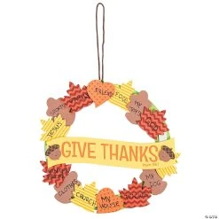 Promo 🤩 Wreath of Thanks Craft Kit- Makes 12 😉