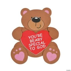 Hot Sale 🥰 You’re Beary Special To God Magnet Craft Kit - Makes 12 ✔️